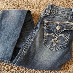 Women’s Rock Revival jeans, skinny size 24.  In excellent condition